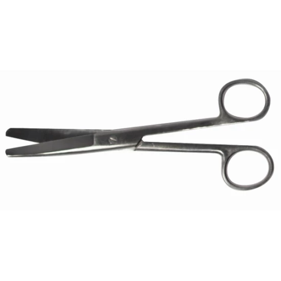 Olló hajlított tompa-hegyes 180 mm H