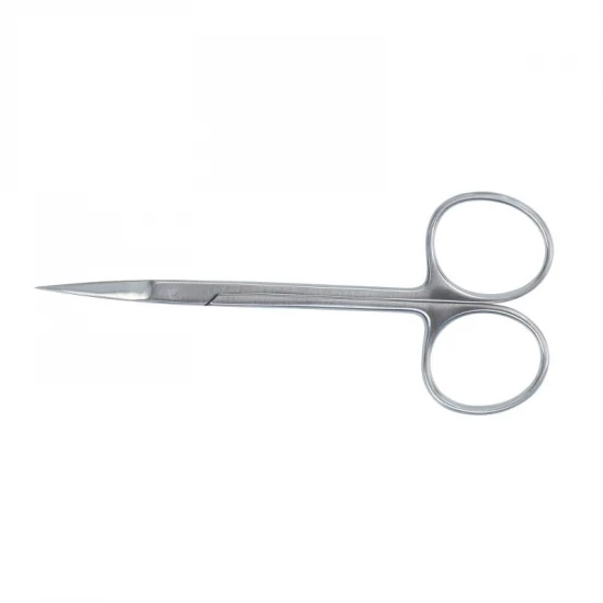 Olló szemészeti egyenes hegyes-hegyes 12 cm Kruuse