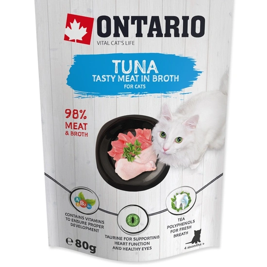 Ontario Cat Alutasak Tonhal, Húslevesben 80g