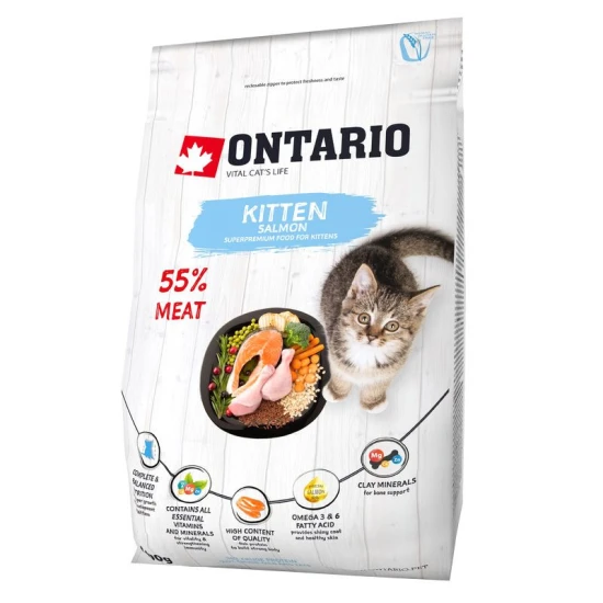 Ontario Cat Kitten Lazac 400g