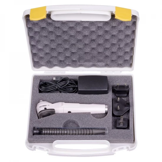 Otoszkóp merev tok LuxaScope Auris LED 3.7 V-hoz