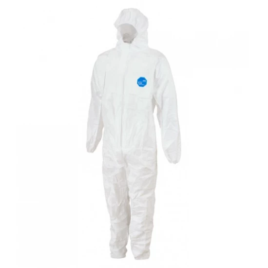 Overál EH pp fehér kezeslábas kapucnis, XL