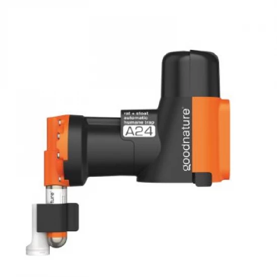 Patkánycsapda Goodnature A24, CO-patronos