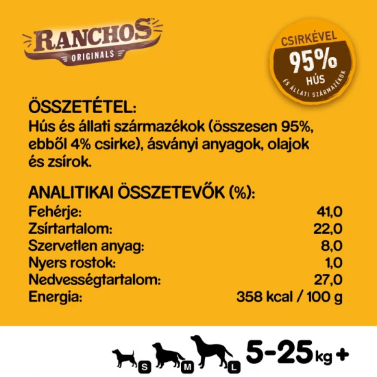 PEDIGREE Ranchos Csirkével 70gr