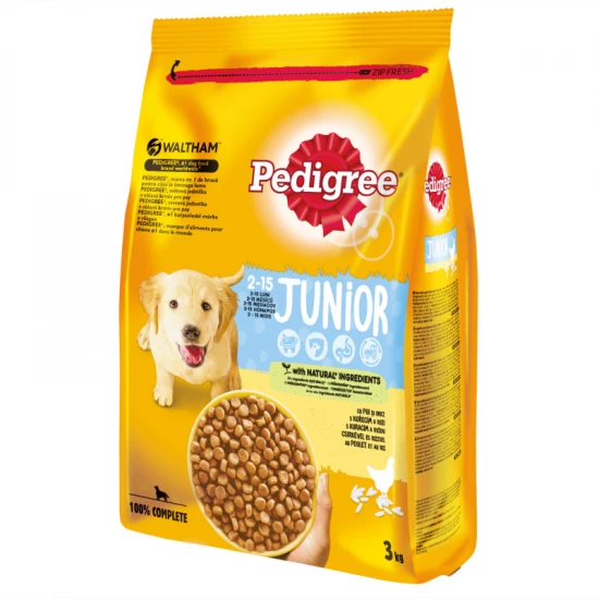 Pedigree Száraz Junior Baromfi 3kg