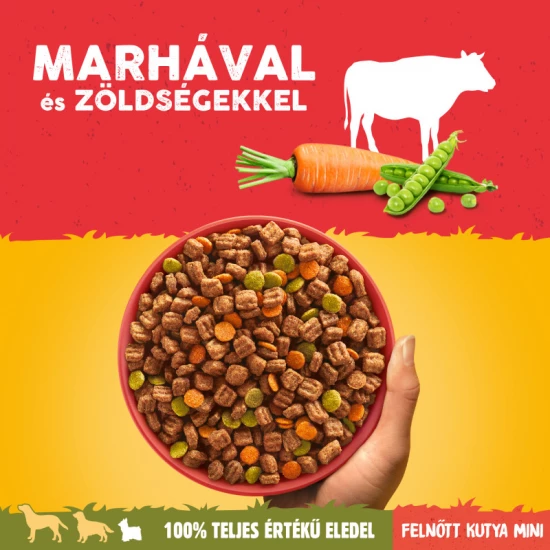 Pedigree Száraz Mini Marha-Zöldség 12kg Pedigree Száraz Mini Marha-Zöldség 12kg