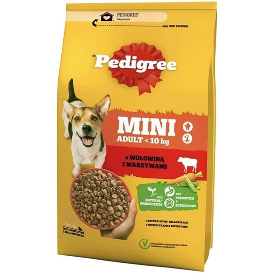 -Pedigree száraz Mini Marha+zöldség 3kg