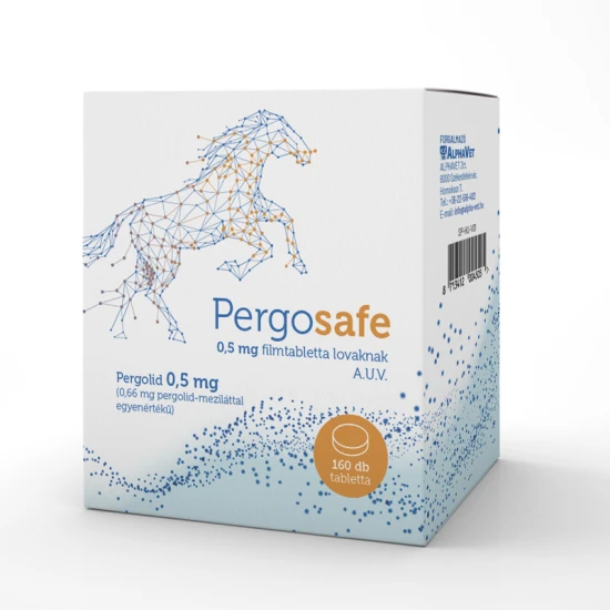 Pergosafe 0,5 mg 160x filmtabletta lovaknak AUV
