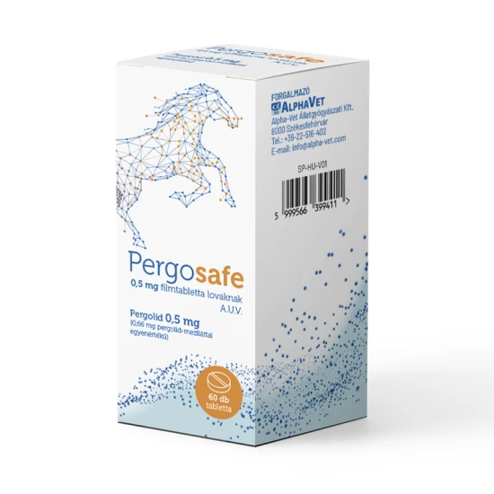Pergosafe 0,5 mg 60x filmtabletta lovaknak AUV