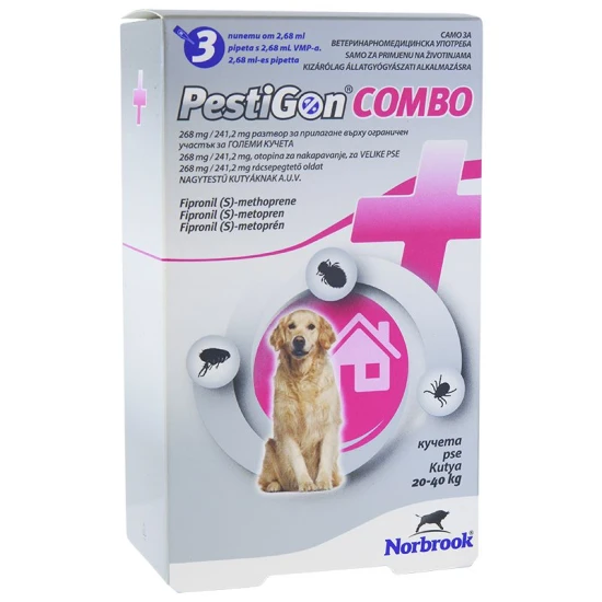 Pestigon Combo spot on 2,68 ml L 20-40 kg 3x