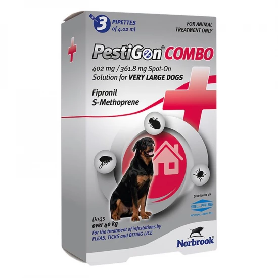 Pestigon Combo spot on 4,02ml XL 40-60 kg 3x