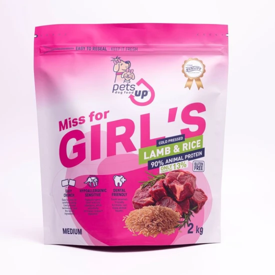 Petsup Miss For Girls Lamb and Rice 2kg