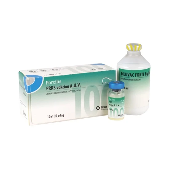 Porcilis PRRS vakcina 100 adag+200 ml Dil. Forte oldószer