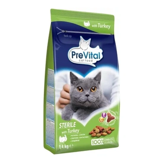 PreVital száraz Steril+Indoor pulyka 1,4kg