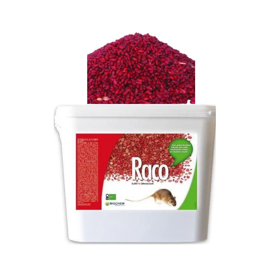 Raco búzaszemes 10 kg-os rágcsálóirtószer (50ppm difenakum)