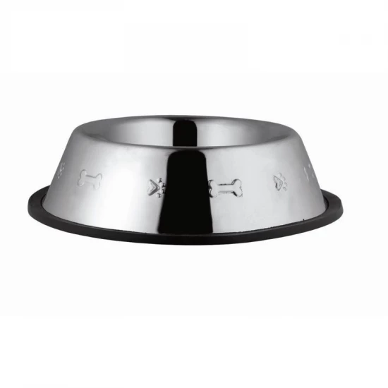 Raintech gumiperemmel fém etetőtál, nyomott mintával 0,220l / 12cm