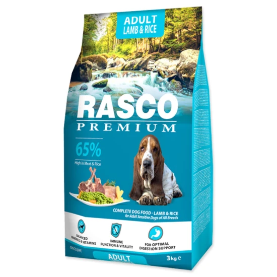 Rasco Premium Adult Bárány&Rizs 3kg