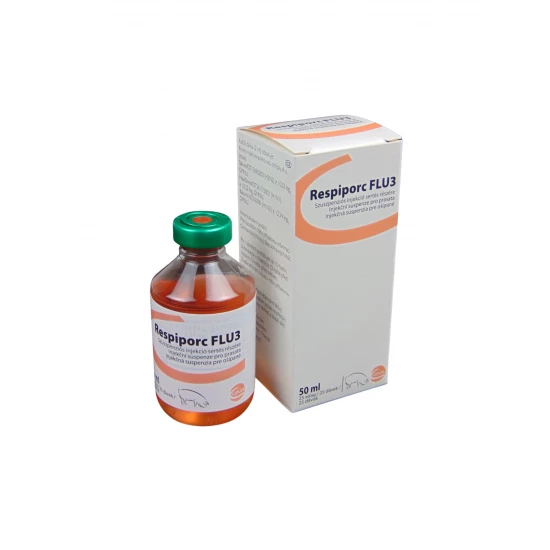 Respiporc Flu3 szuszpenziós injekció 25 adag 50 ml