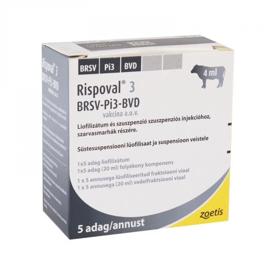 Rispoval 3 vakcina 5 adag 20 ml