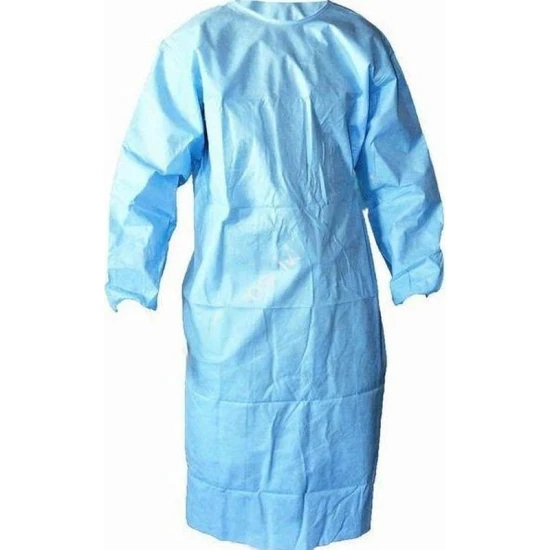 Sebészeti köpeny Eh steril, sötétkék, L