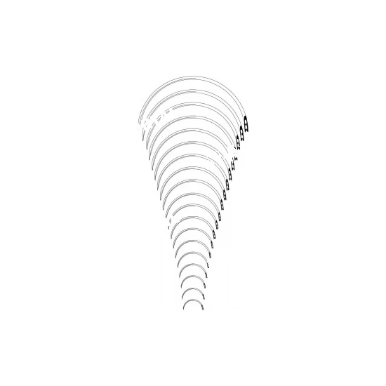 Sebvarró Tű BE 3 Bőr- És Izomvarró 3/8 Körív Háromszög L:70mm D:1,3mm