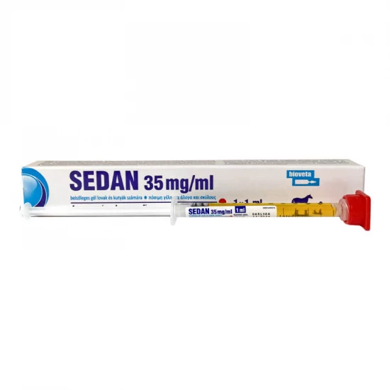 Sedan 35 mg/ml belsőleges gél lovaknak és kutyáknak 1 ml