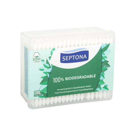 Septona fültisztító biológiailag lebomló 200db ut.