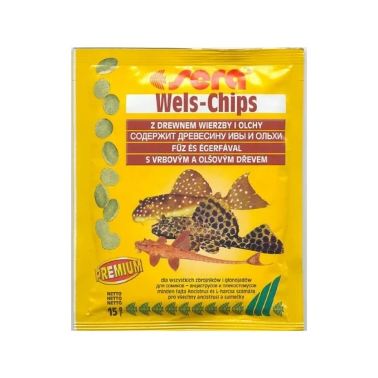 Sera Wels-Chips Zacskós 15gr