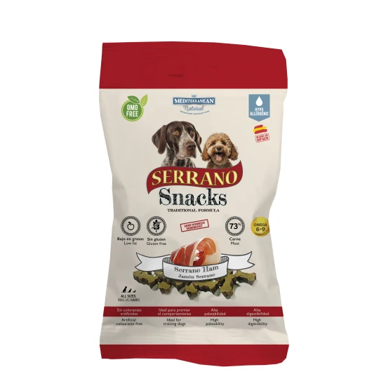 Serrano Snacks Kutyáknak Serrano Sonkával Hipoallergén 100g
