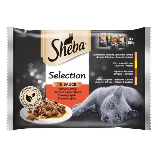 Sheba alutasak Multipack Cuisine Húsos 4x85g Sheba alutasak Multipack Cuisine Húsos 4x85g