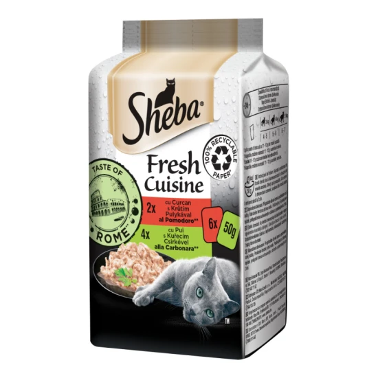 SHEBA Mini 6x50g Fresh cuisine Rome Multipack SHEBA Mini 6x50g Fresh cuisine Rome Multipack