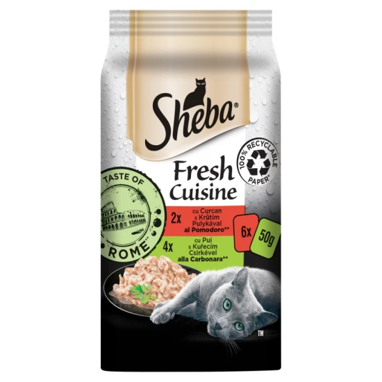 SHEBA Mini 6x50g Fresh cuisine Rome Multipack SHEBA Mini 6x50g Fresh cuisine Rome Multipack