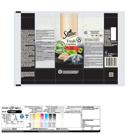 SHEBA Mini 6x50g Fresh cuisine Rome Multipack SHEBA Mini 6x50g Fresh cuisine Rome Multipack