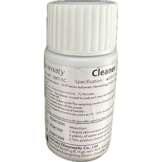 SMT-5C 50ML tisztítószer VBC50A hematológiai analizátorhoz Seamaty