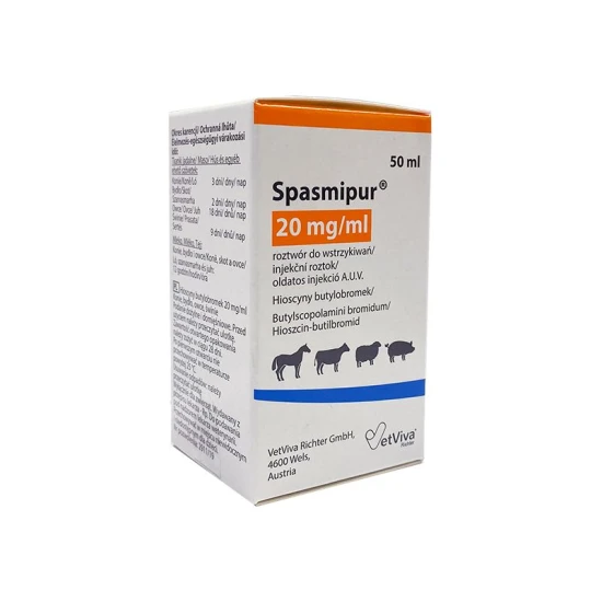 Spasmipur 20 mg/ml oldatos injekció 50ml