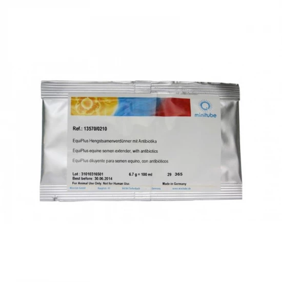 Spermahígító ló EquiPlus, antibiotikumos 100 ml por alakban