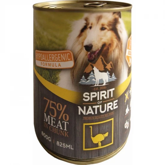 Spirit of Nature Dog konzerv Strucchússal 800g