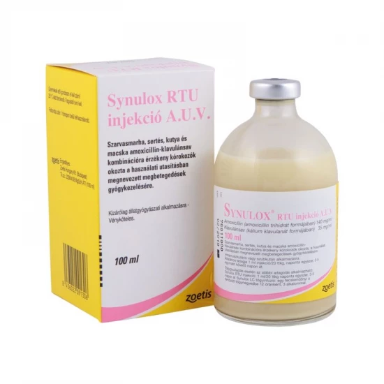 Synulox RTU injekció 100 ml