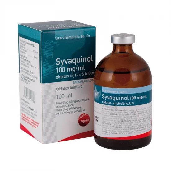 Syvaquinol 10% injekció 100 ml