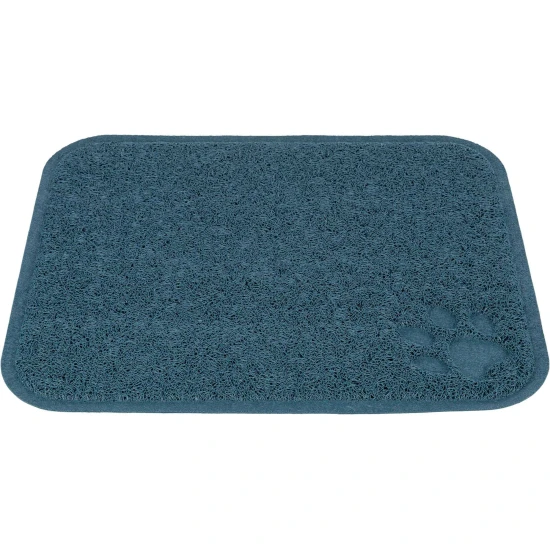 Szőnyeg Macska Alomtálca, PVC, 37 × 45 cm, Kék