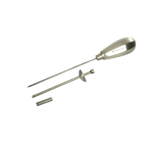 Szúrcsap (Trokár) fémnyelű mandrinnal 4x120 mm