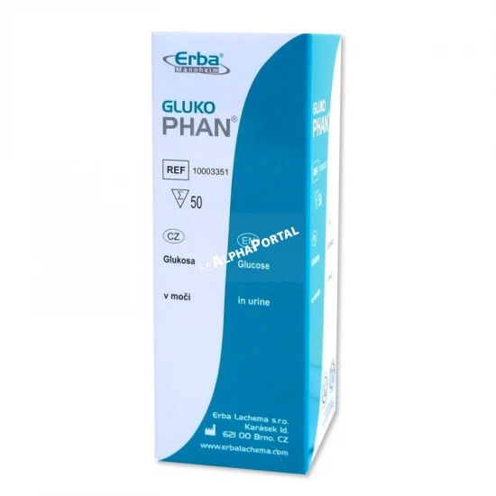 Tesztcsík Glukophan (Cukor) 50x