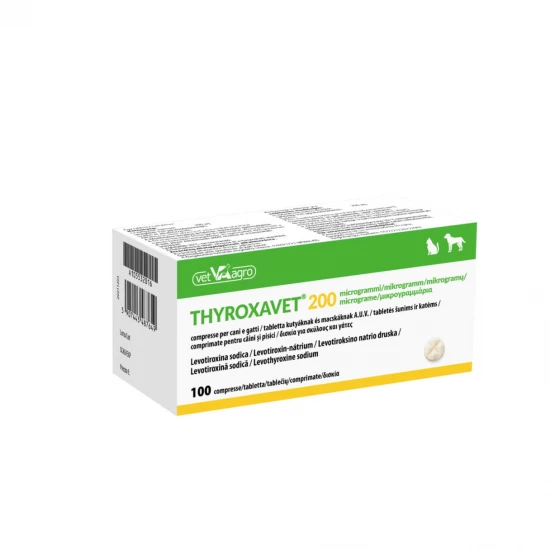 Thyroxavet 200 µg tabletta 100 db