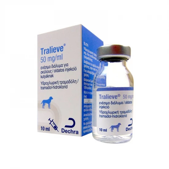 Tralieve 50 mg/ ml oldatos injekció kutyáknak 10ml
