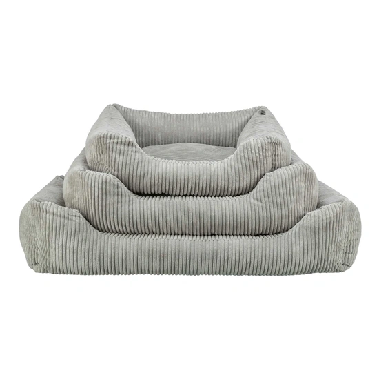 Trixie Ágy Jonna Vital, Kordbársony Plüss, Szögletes, 80x60cm, Szürke