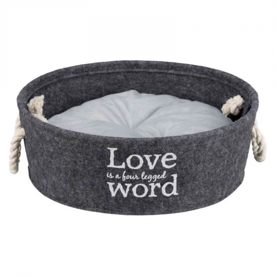 Trixie Ágy Lian Kosár, Kerek, 45cm, Szürke