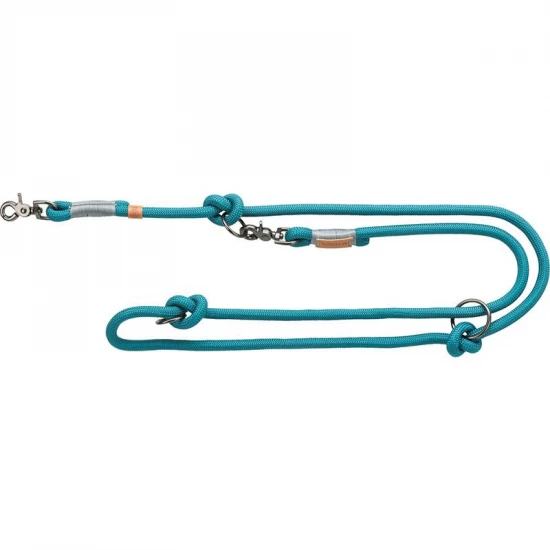 Trixie BE NORDIC hosszabbítható póráz L–XL 2m/13mm olajkék/világos olajkék/szürke/világosszürke