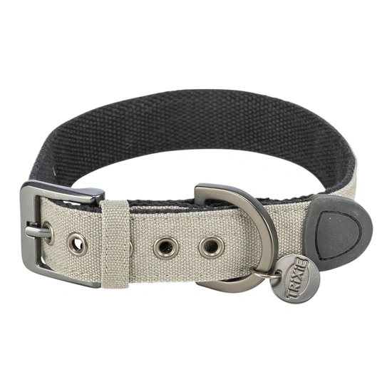 Trixie CityStyle Nyakörv szövet, extra széles S-M 30-37cm/25mm világos szürke