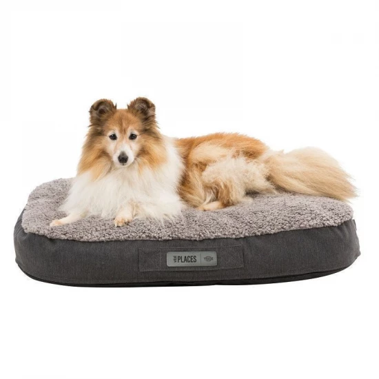 Trixie Fekhely Bendson Memóriahabos, Ovális, 100x70 cm, Sötétszürke/Világosszürke