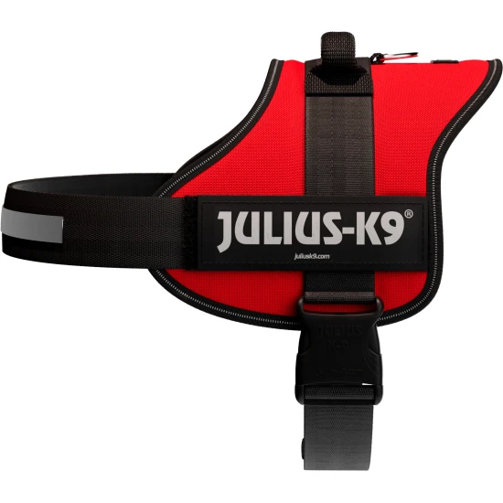 Trixie Hám Julius-K9 3/XL–XXL: 82–116 cm/50 mm, piros